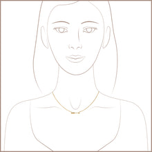Load image into Gallery viewer, A-row of HEARTS Necklace