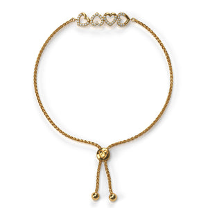 Hearts for LOVE Bolo Bracelet